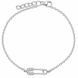 Браслет срібний Булавка з фіанітами Silver Style 16-20 р. (80921.10 sku:2300104398491) 80921.10 фото 1