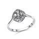 Каблучка срібна фантазія з фіанітами Silver Style 17 р. (11381.20 sku:2300103728268) 11381.20 фото 1