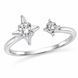 Кольцо серебряное фантазия с фианитами Silver Style 17 р. (11541.30 sku:2300104217716) 11541.30 фото 1