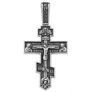 Хрестик срібний Розп'яття Христове Silver Style (700126.00 sku:2300104255077) 700126.00 фото