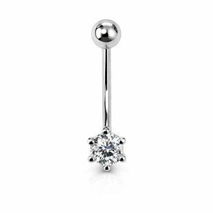 Пирсинг серебряный с фианитами Silver Style (32701.40 sku:2300104187781) 32701.40 фото