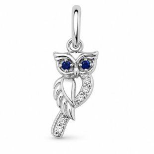 Подвес серебряный Сова с фианитом Silver Style (41175.12 sku:2300104166489) 41175.12 фото