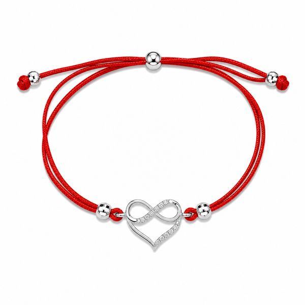 Браслет на нити шамбола Сердце Silver Style 15-20 р. (80121.100 sku:2300104269715) 80121.100 фото