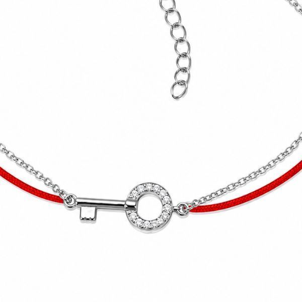 Браслет серебряный Ключ с фианитами Silver Style 16-20 р. (81221.49.12 sku:2300104365301) 81221.49.12 фото