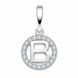 Подвес серебряный буква В с фианитами Silver Style (42551.10 sku:2300104351823) 42551.10 фото 2