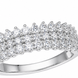 Кольцо серебряное фантазия с фианитами Silver Style 17 р. (10951.20 sku:2300104131401) 10951.20 фото 2