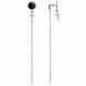 Серьги-протяжки серебряные с фианитами Silver Style (339521.10 sku:2300104200572) 339521.10 фото 1