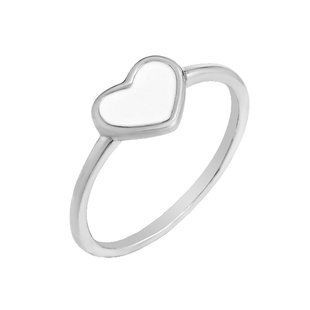 Кольцо серебряное Сердце с эмалью Silver Style 17 р. (111720.00 sku:2300104199395) 111720.00 фото