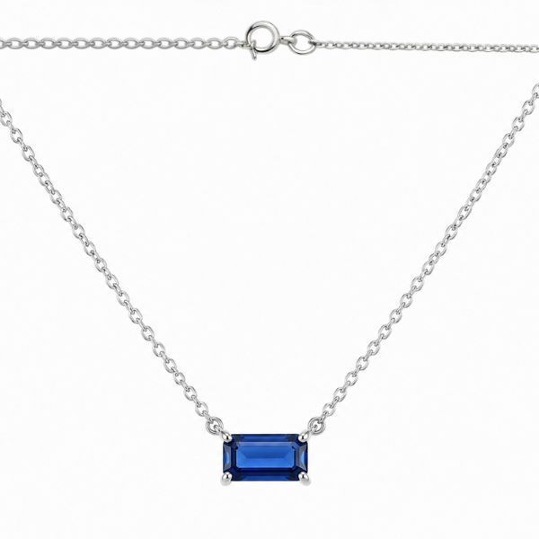 Колье серебряное с фианитом Silver Style 40-45 р. (90335.48 sku:2300104332570) 90335.48 фото