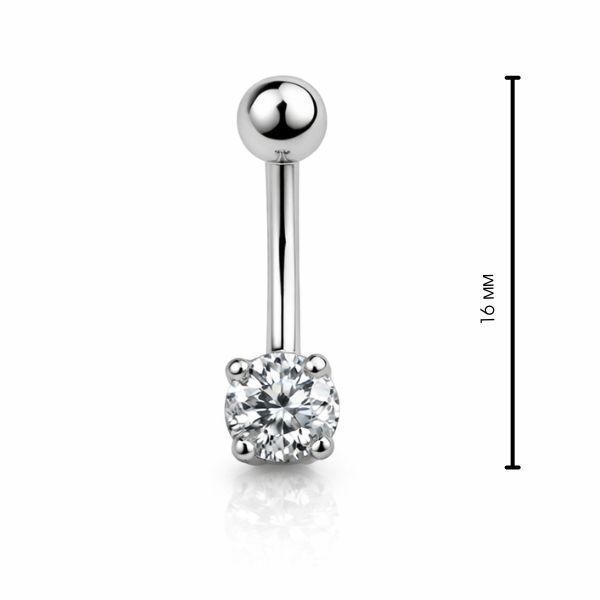 Пирсинг серебряный с фианитами Silver Style (32711.40 sku:2300104196271) 32711.40 фото