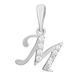 Підвіска срібна літера М з фіанітами Silver Style (40401.17 sku:2300103679034) 40401.17 фото 1