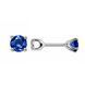 Серьги-пусеты (гвоздики) серебряные Фантазия с фианитом Silver Style (30175.40 sku:2300103099214) 30175.40 фото 1