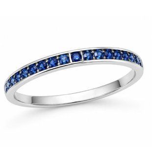 Каблучка срібна доріжка з фіанітами Silver Style 17.5 р. (10095.12 sku:2300103828173) 10095.12 фото