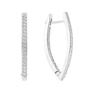 Серьги серебряные дорожка с фианитами Silver Style (СВ215 sku:4443006812820) СВ215 фото