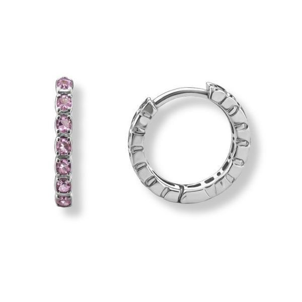 Серьги-кольца (конго) серебряные дорожка с фианитами Silver Style (209412.15 sku:2300103304233) 209412.15 фото