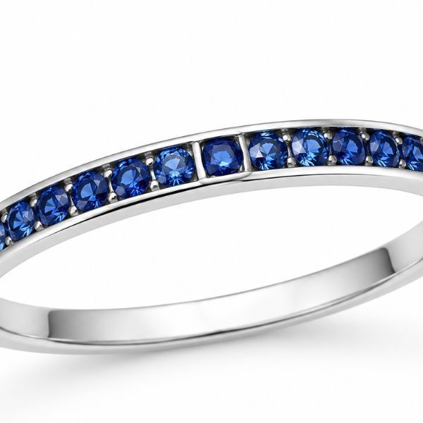 Кольцо серебряное дорожка с фианитами Silver Style 17.5 р. (10095.12 sku:2300103828173) 10095.12 фото