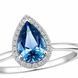 Каблучка срібна фантазія з фіанітами Silver Style 17.5 р. (11886.69 sku:2300104155407) 11886.69 фото 3
