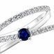 Каблучка срібна фантазія з фіанітами Silver Style 18.5 р. (10135.30 sku:2300102658191) 10135.30 фото 3