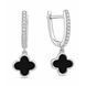 Серьги серебряные Фантазия с эмалью и фианитами Silver Style (227521.15 sku:2300104232733) 227521.15 фото 1