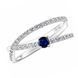 Каблучка срібна фантазія з фіанітами Silver Style 18.5 р. (10135.30 sku:2300102658191) 10135.30 фото 2