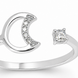 Каблучка срібна фантазія з фіанітами Silver Style 17 р. (11581.20 sku:2300104131180) 11581.20 фото 2