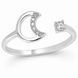 Каблучка срібна фантазія з фіанітами Silver Style 17 р. (11581.20 sku:2300104131180) 11581.20 фото 1
