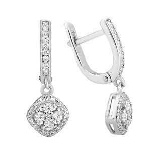 Серьги серебряные фантазия с россыпью Silver Style (22481.20 sku:2300103848560) 22481.20 фото