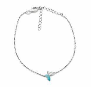 Браслет серебряный Бабочка с эмалью Silver Style 16-20 р. (8073238.10 sku:2300104134907) 8073238.10 фото