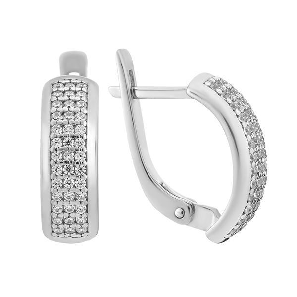 Серьги серебряные дорожка с фианитами Silver Style (20421.10 sku:2300104236816) 20421.10 фото