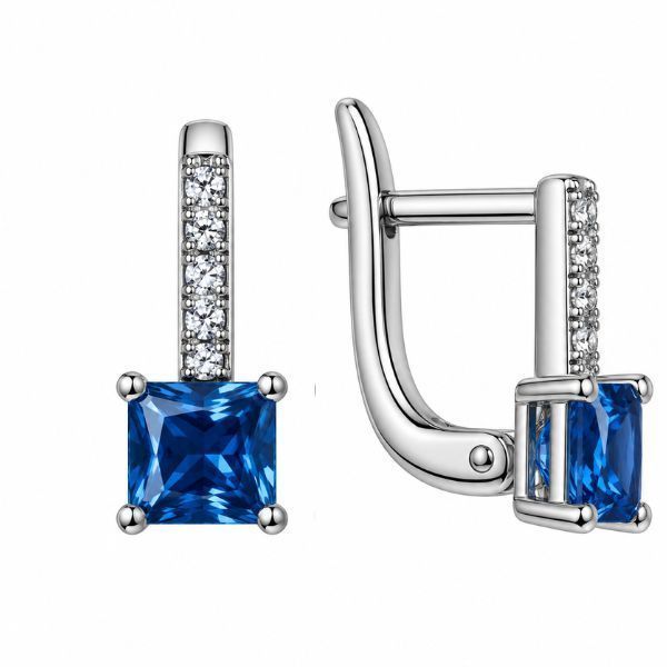 Серьги серебряные Фантазия с фианитами Silver Style (24125.44 sku:2300103944163) 24125.44 фото