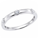 Каблучка срібна фантазія з фіанітами Silver Style 18 р. (10201.25 sku:2300104217617) 10201.25 фото 1