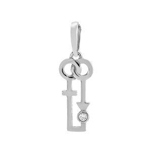 Подвес серебряный фантазия с фианитом Silver Style (89037б sku:4000012681408) 89037б фото