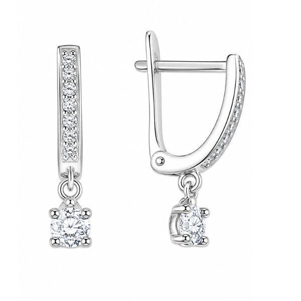 Сережки срібні Фантазія з фіанітами Silver Style (22981.30 sku:2300103611171) 22981.30 фото