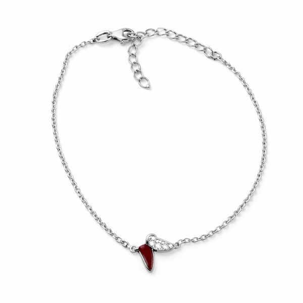 Браслет срібний Метелик з емаллю Silver Style 16-20 р. (807324006.10 sku:2300104134938) 807324006.10 фото