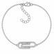 Браслет срібний фантазія з фіанітами Silver Style 16-20 р. (82501.10 sku:2300104395735) 82501.10 фото 1