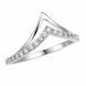 Кольцо серебряное фантазия с фианитами Silver Style 16 р. (10221.12 sku:2300103264919) 10221.12 фото 2
