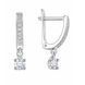 Сережки срібні Фантазія з фіанітами Silver Style (22981.30 sku:2300103611171) 22981.30 фото 1