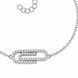 Браслет срібний фантазія з фіанітами Silver Style 16-20 р. (82501.10 sku:2300104395735) 82501.10 фото 2